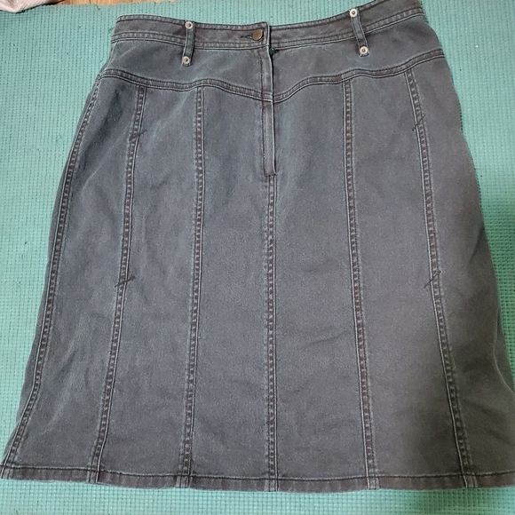 Green/navy blue kean skirt - Picture 1 of 3